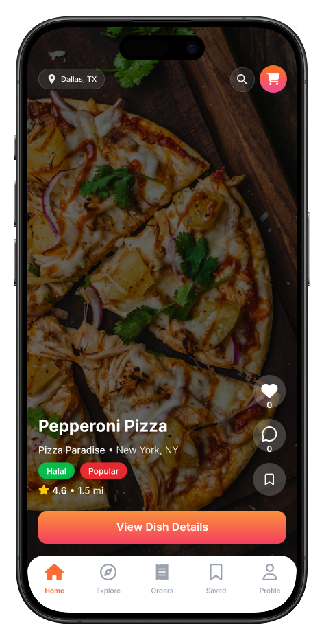 Cravify phone app preview
