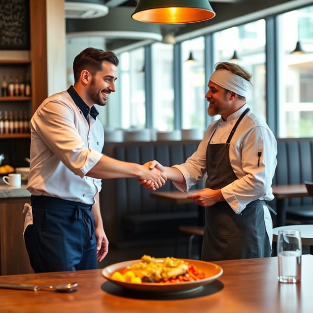 Creator and chef collaboration